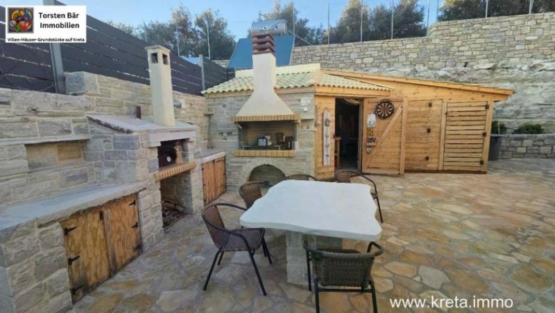 Pitsidia Kreta, Pitsidia Naturstein Villa die Komfort und Charme vereint Haus kaufen